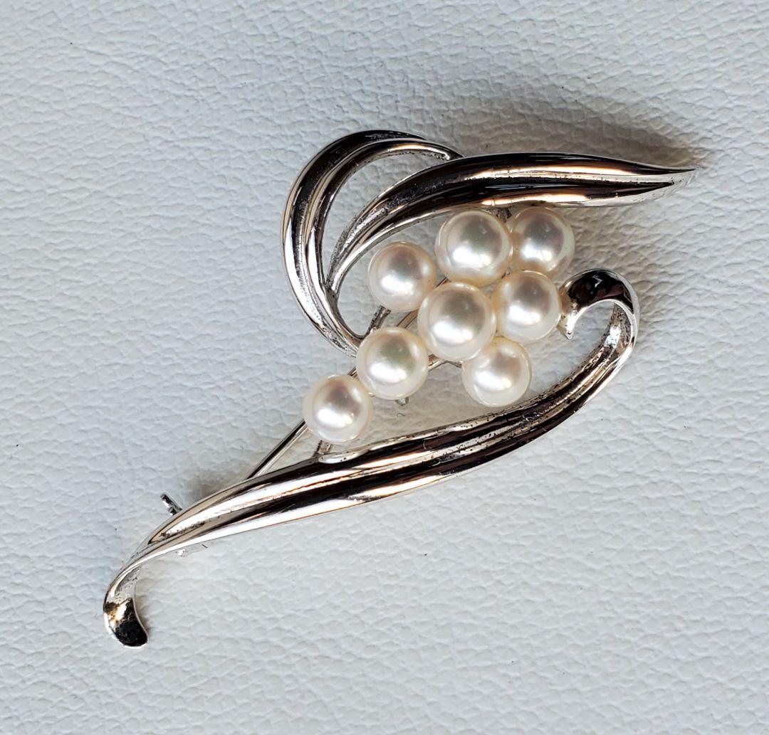 MIKIMOTO　ミキモト　ヴィンテージ　あこや真珠　ブローチ　ジュエリー