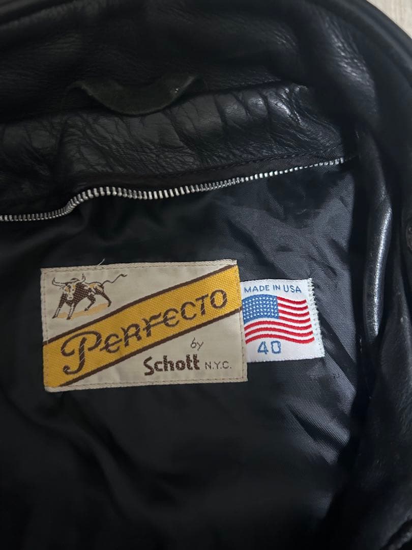 Schott 641 USA製 牛タグ（70年代後期）　size40