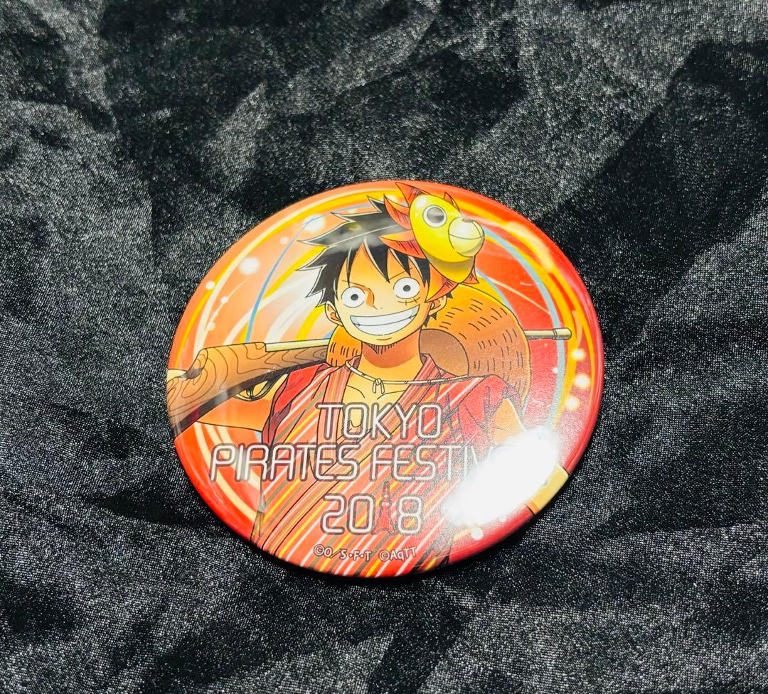 ワンピース 東京ワンピースタワー 限定 缶バッジ 2018夏 ルフィ