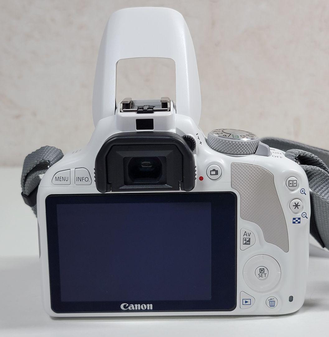 Canon EOS Kiss X7 ホワイト 一眼レフカメラ ダブルレンズキット
