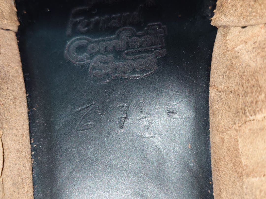 フェルナンドレザー ミドルイングリッシュ US7.5E ブラック