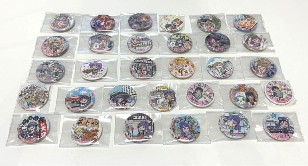 Aqours沼津まちあるき缶バッジ 31個セット