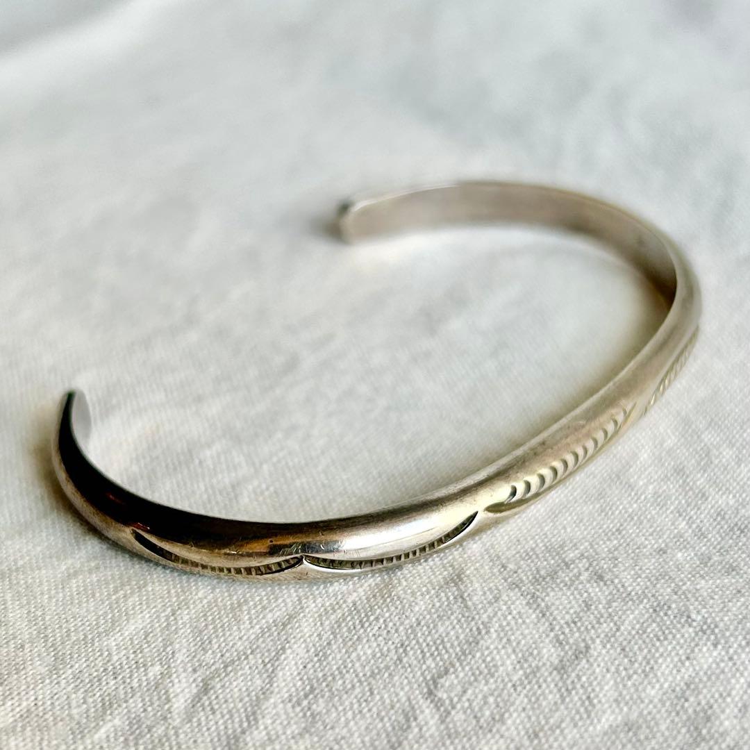 1970s ナバホ バングル ブレスレット トライバル　sterling