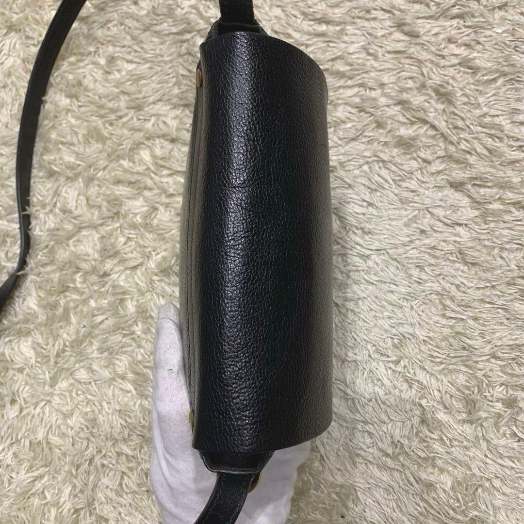 極美品✨イルビゾンテ ショルダーバッグ 現行 クロスボディバッグ ブラック
