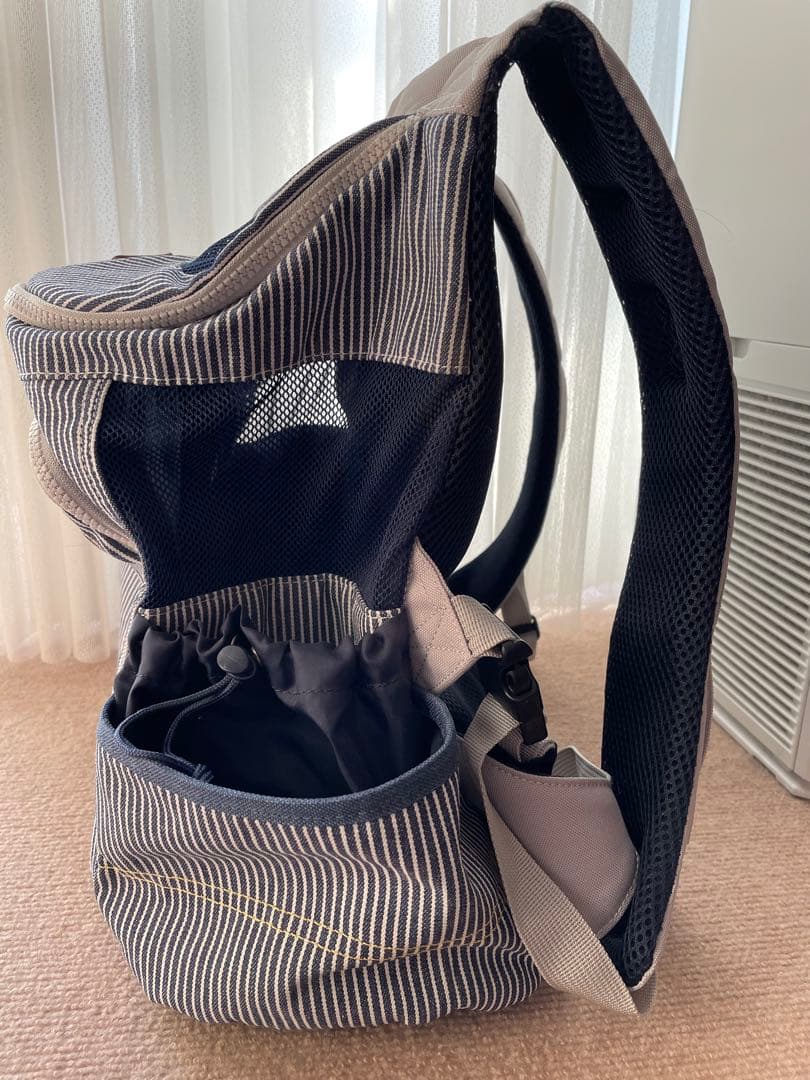 Lee ストライプ キャリーバッグ　【美品】