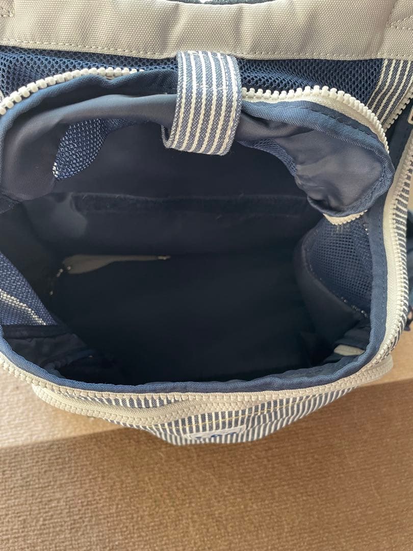 Lee ストライプ キャリーバッグ　【美品】