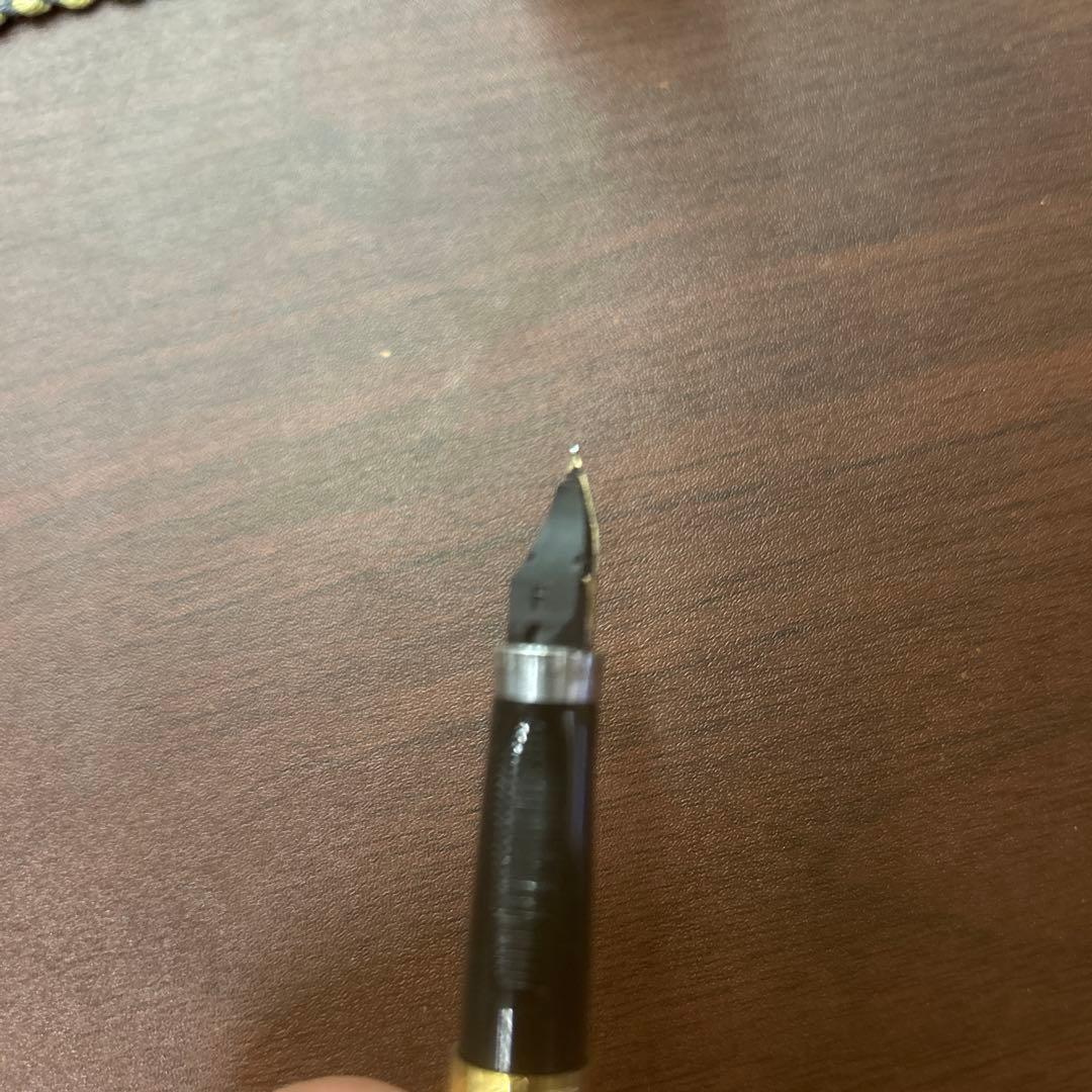 パーカー　万年筆　14k