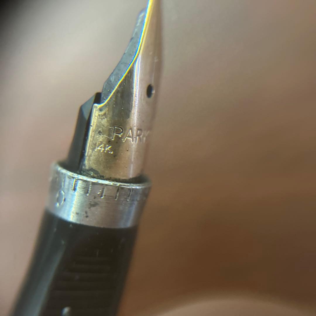 パーカー　万年筆　14k