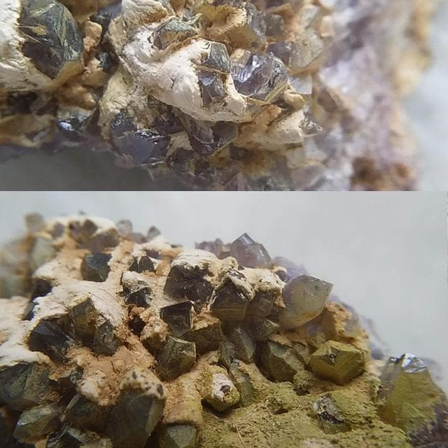 17.75g　アメジスト+P+M共生　栃木県産　鉱物標本　国産鉱物