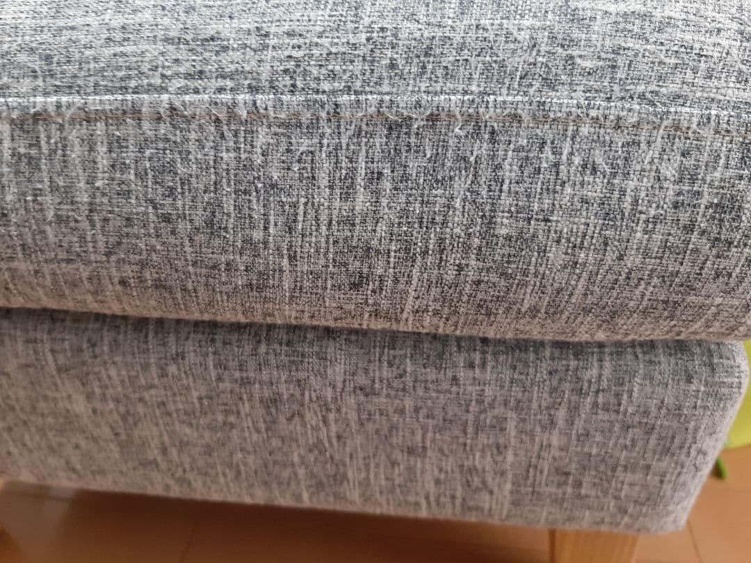 大塚家具 ソファ　 グレー ファブリック 2人掛け