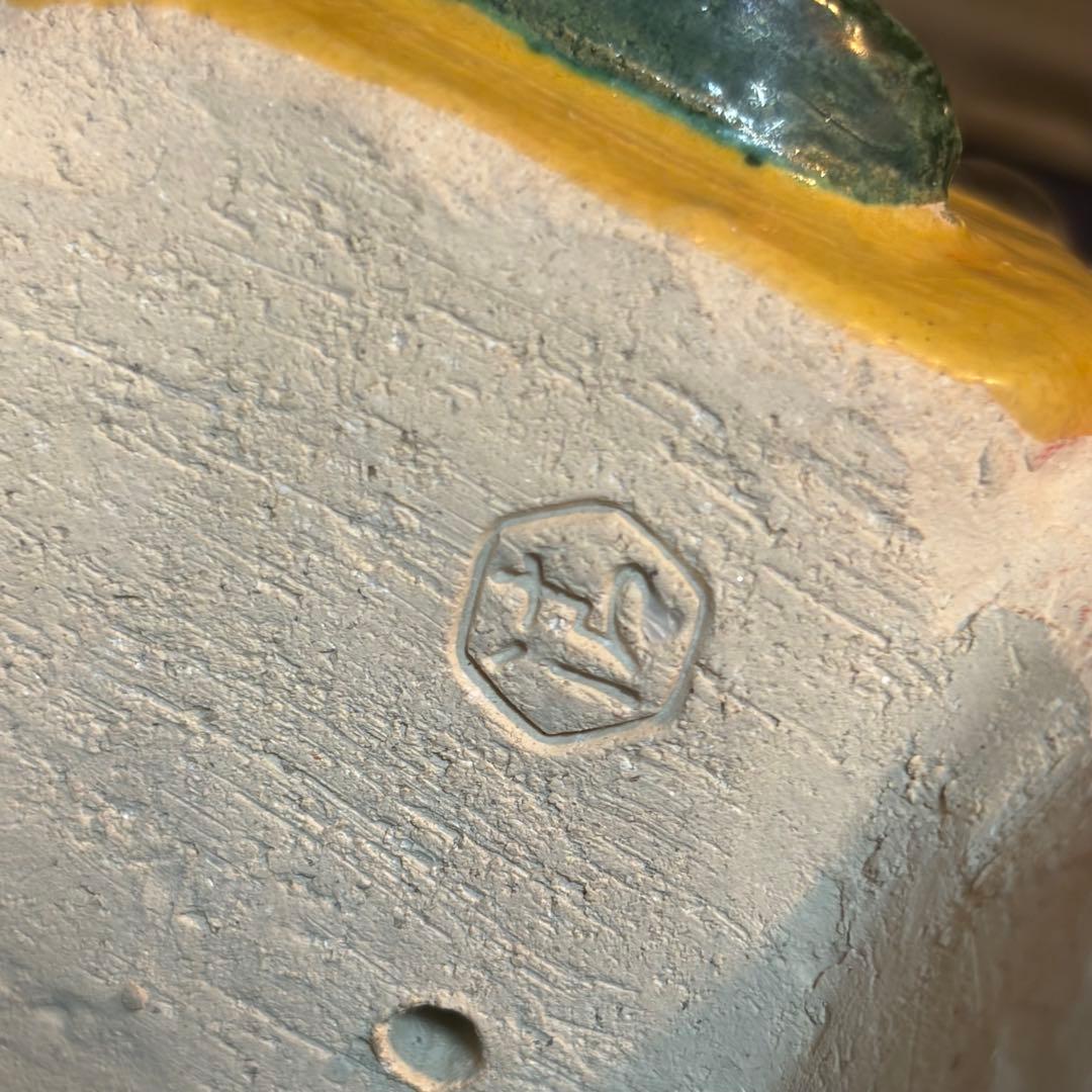 5代目　清水六兵衛　馬　置物　共箱付き　干支　お正月 昭和レトロ 時代物 京焼