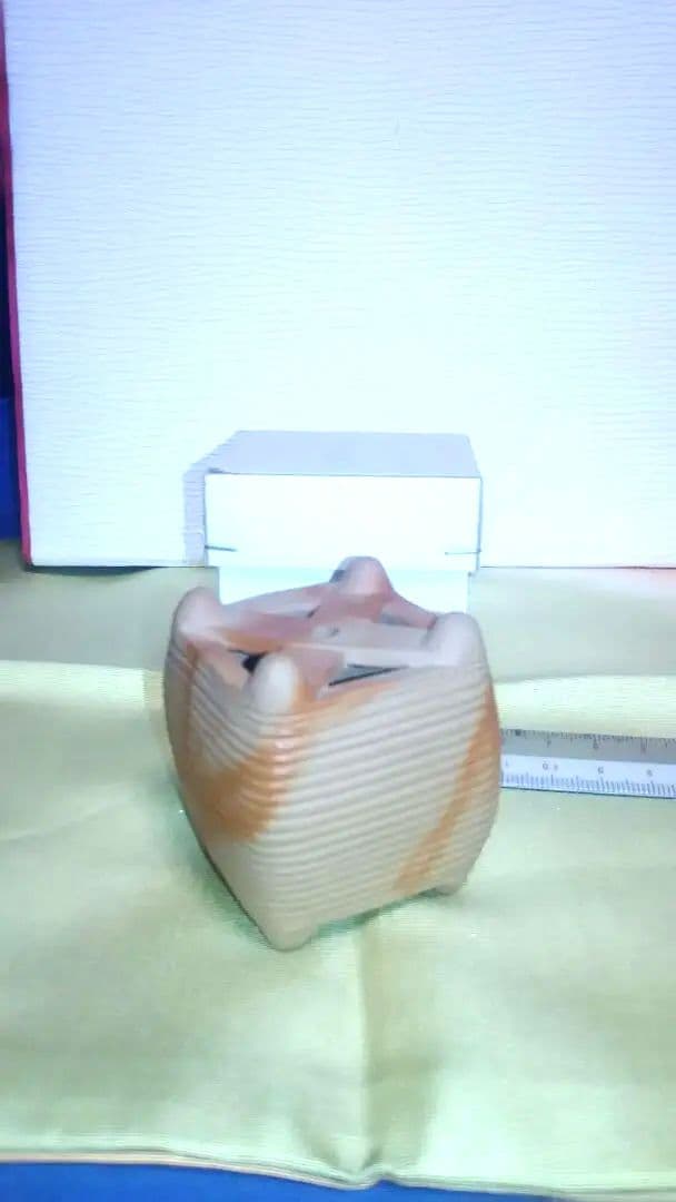 蓋置、金重素山作、ヒダスキ糸巻