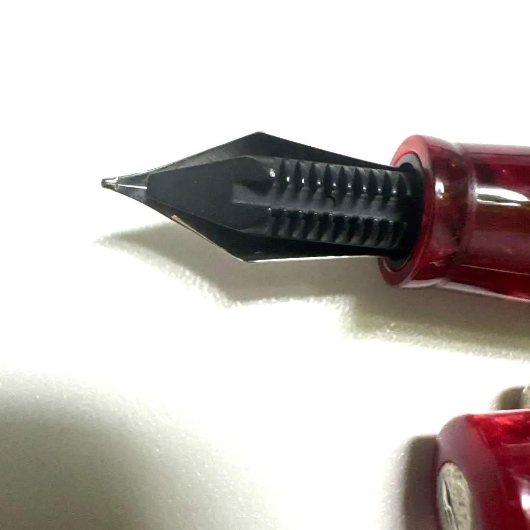 万年筆 DELTA ビンテージコレクション 赤 Rosso コンバータ付 M