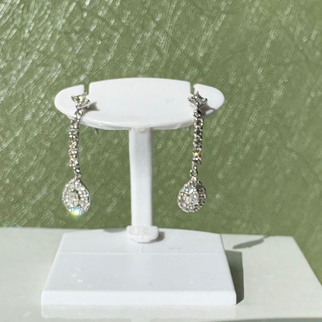 ダイヤモンド ピアス プラチナ