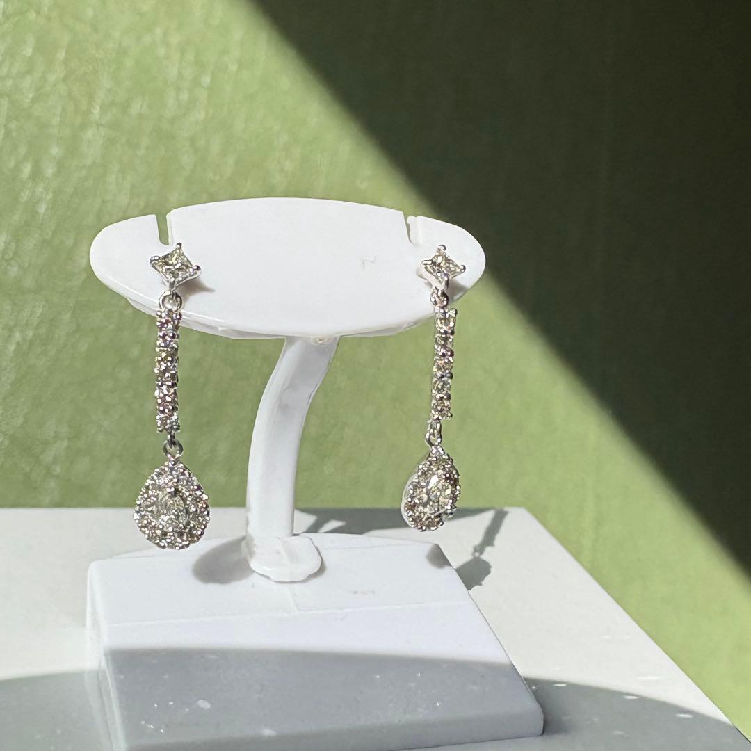 ダイヤモンド ピアス プラチナ