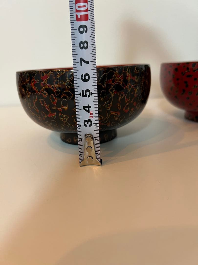 津軽塗り 漆器 夫婦椀と大皿菓子皿セット