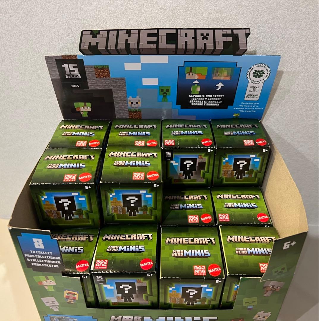 【新品未開封30個セット★】マインクラフト　モブヘッド ミニフィギュア　箱付き！
