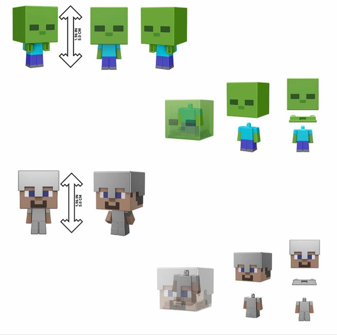 【新品未開封30個セット★】マインクラフト　モブヘッド ミニフィギュア　箱付き！