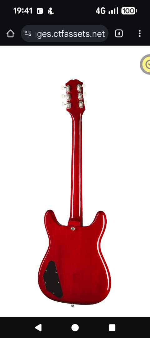 Epiphone / Wilshire P-90　cherry
