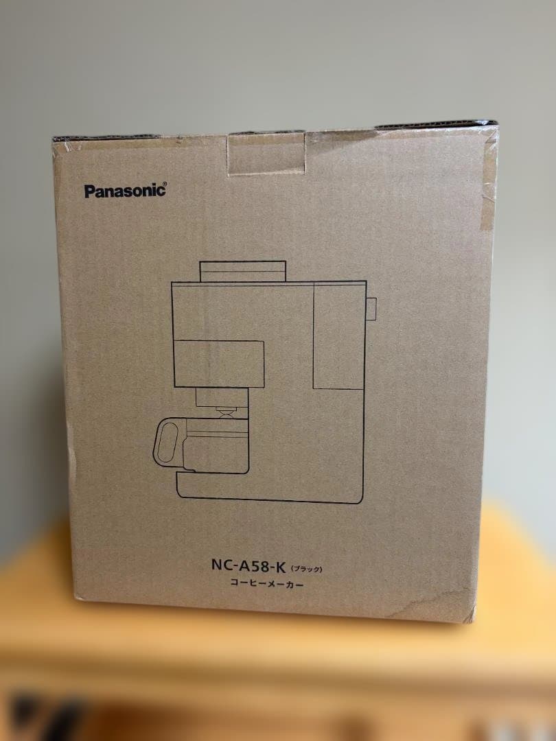 パナソニック コーヒーメーカー 全自動 ミル付き　NC-A58-K