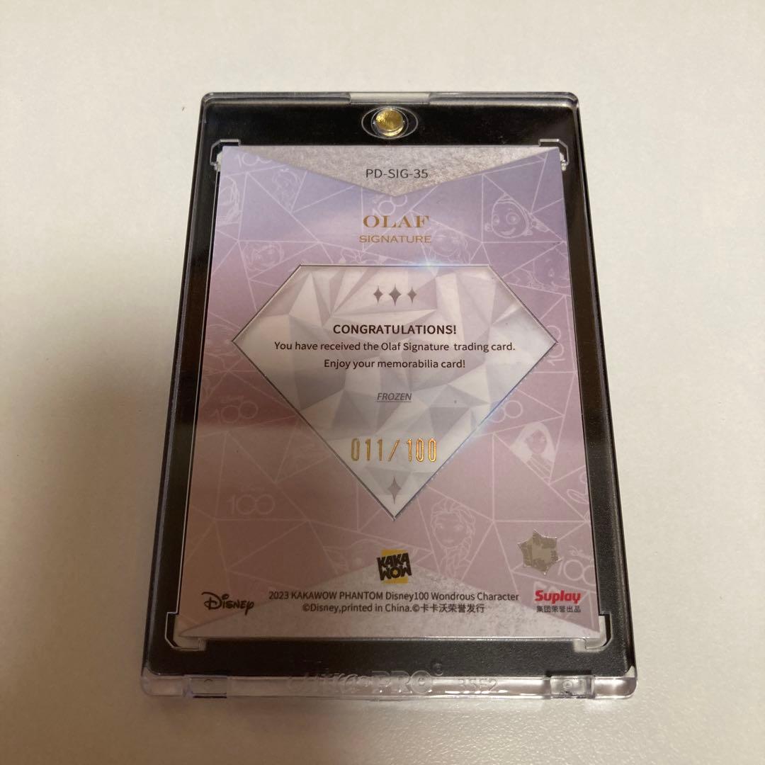 100枚限定　Kakawow Disney phantom signature