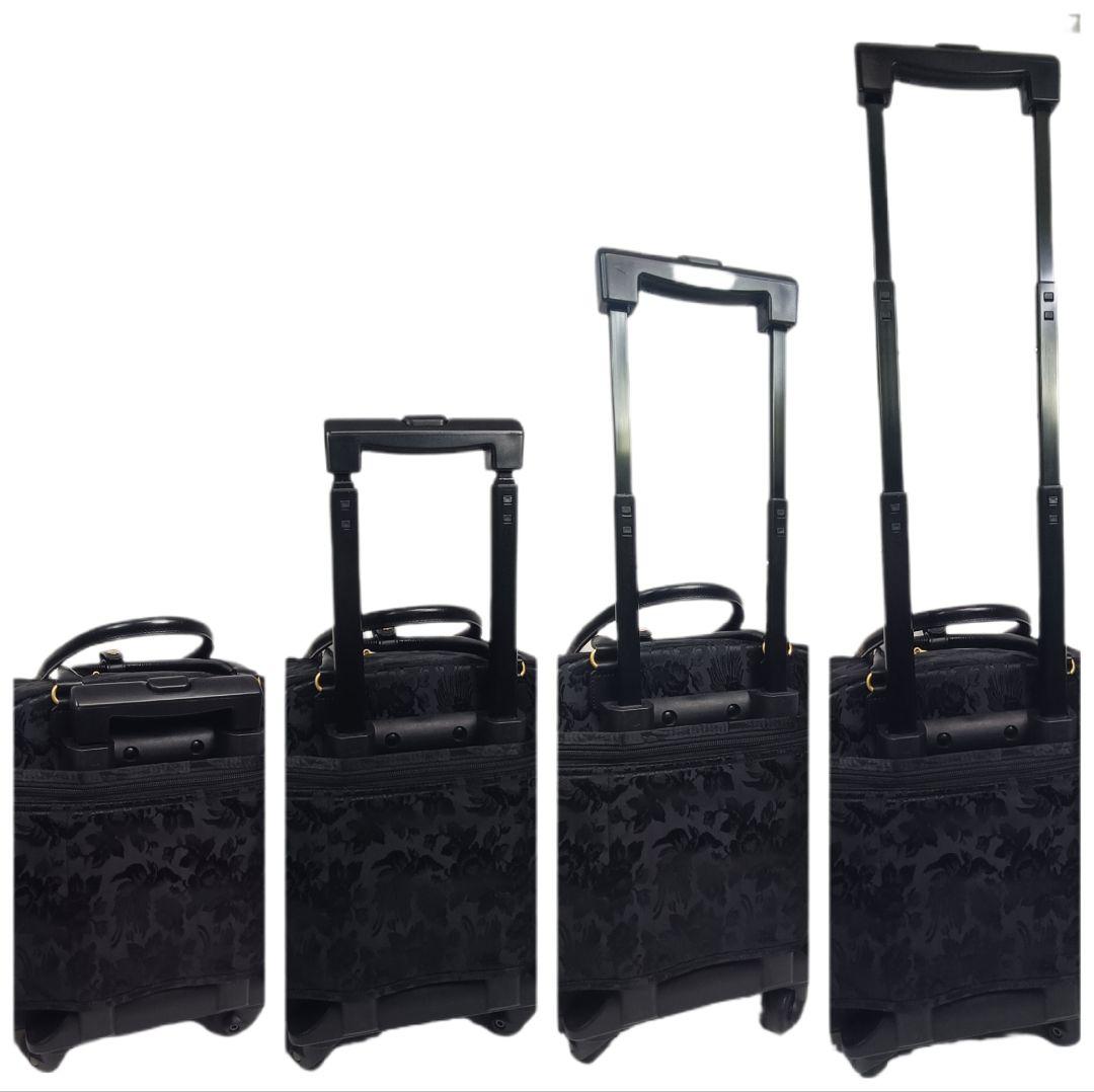 希少　FEILERフェイラー　トロリーバッグ　キャリーバッグ　黒　カギ付