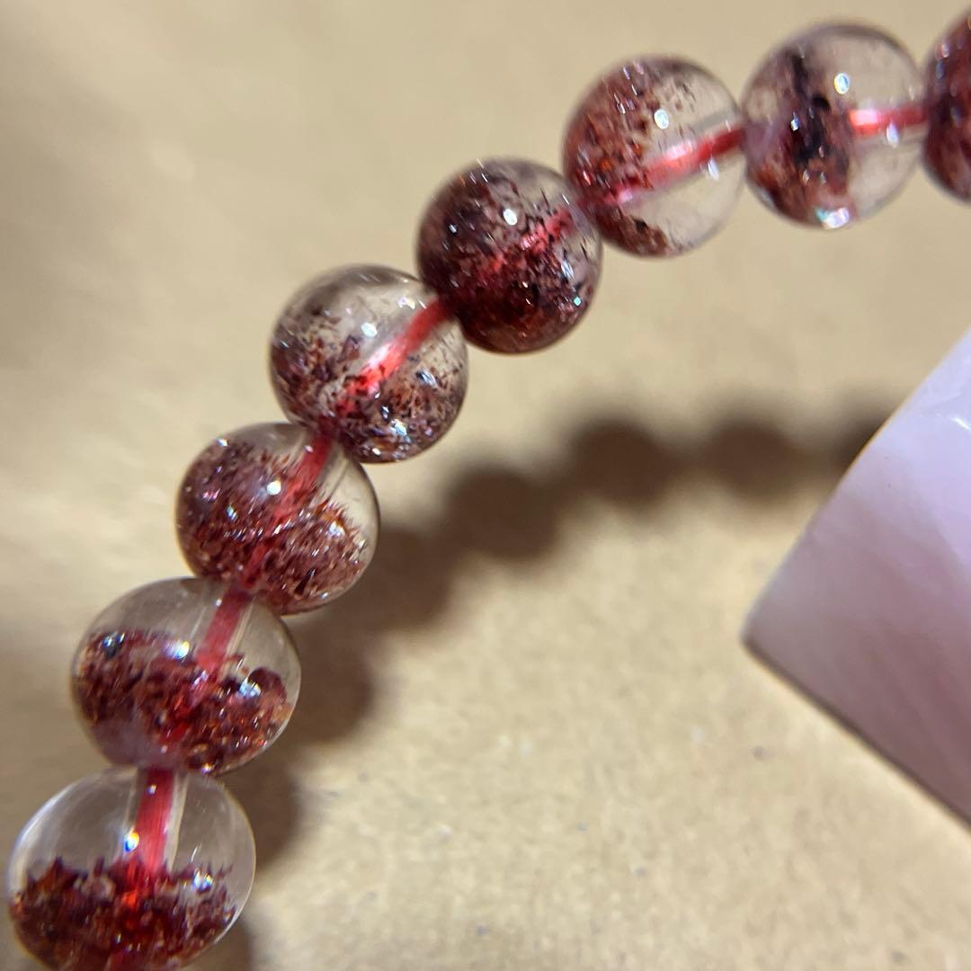 ブラジル産 レピドクロライトインクォーツ(ファイヤクォーツ) ブレスレット