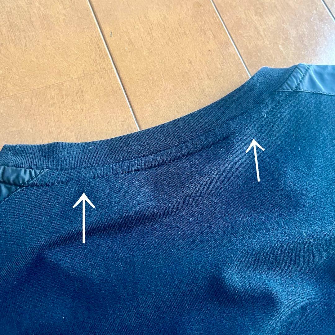 PRADA ナイロンショルダー・ポケット Tシャツ 黒 Mサイズ