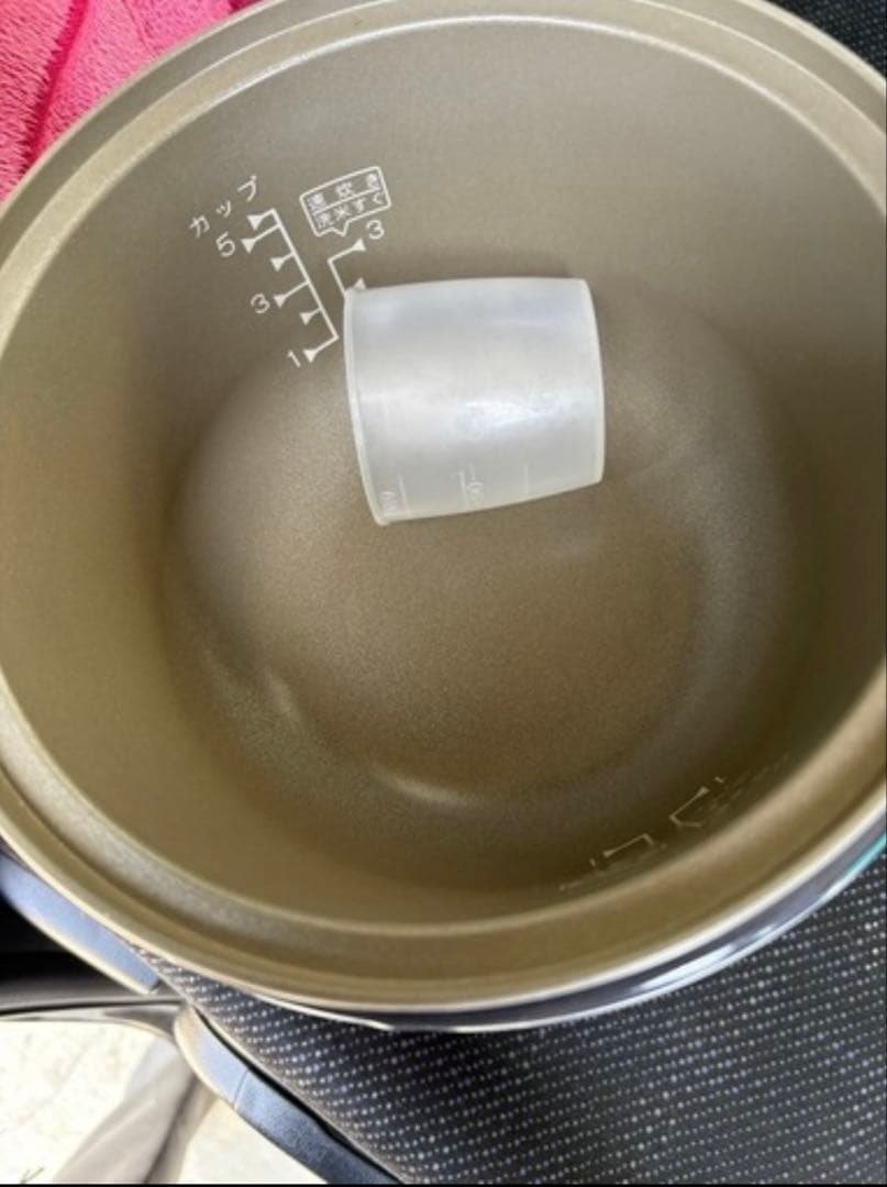 値引き　未使用　Rinnai 都市ガス用炊飯器 シルバー・ピンク