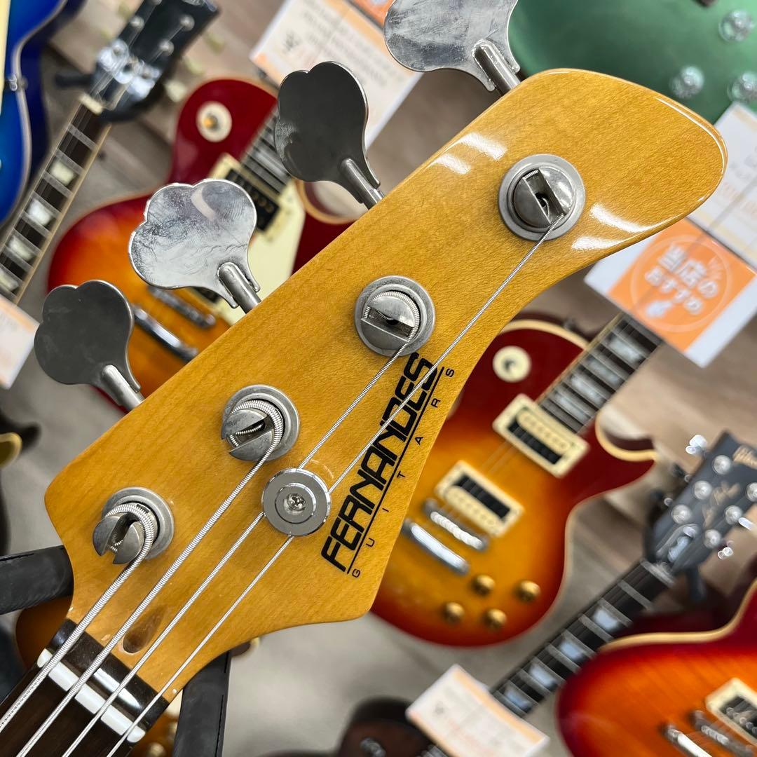 【付属品コメ欄11378】FERNANDES ジャズベースタイプ サンバースト