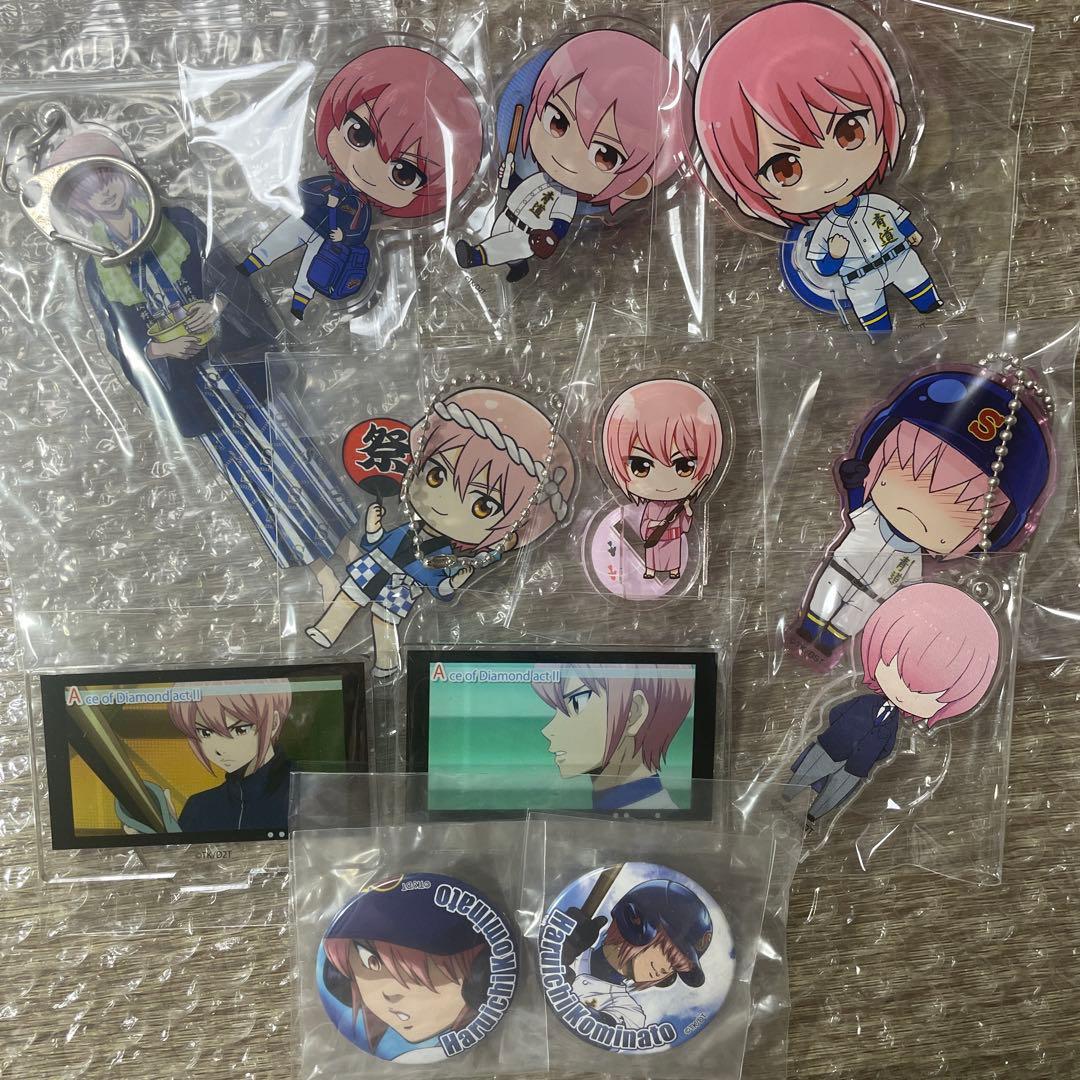 ダイヤのA 小湊春市　アクリルスタンド　キーホルダー　缶バッジ　まとめ