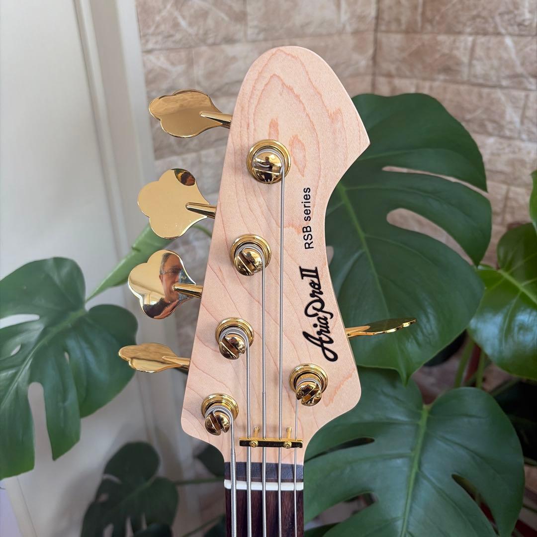 ❤️AriaProII RSB-42AR 5弦ベース 美品 チューナーおまけ