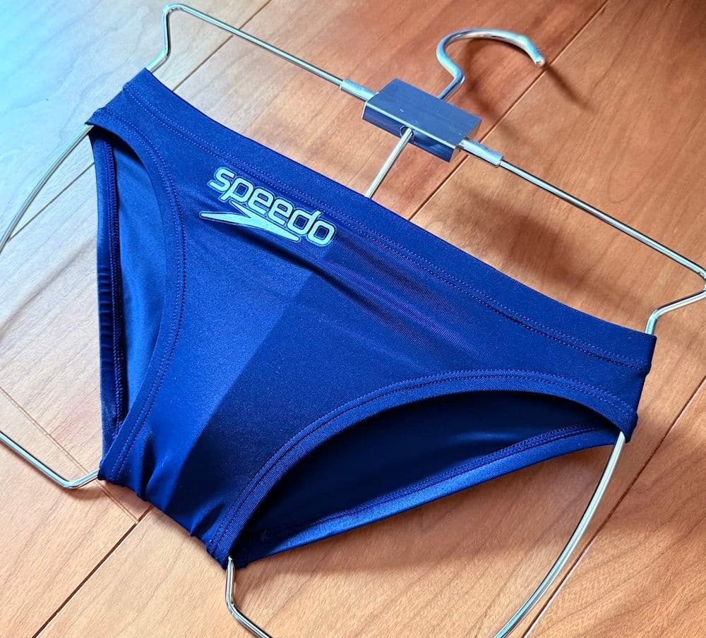 【美品】SPEEDO flyingfish ショートブーン ネイビー 競パン