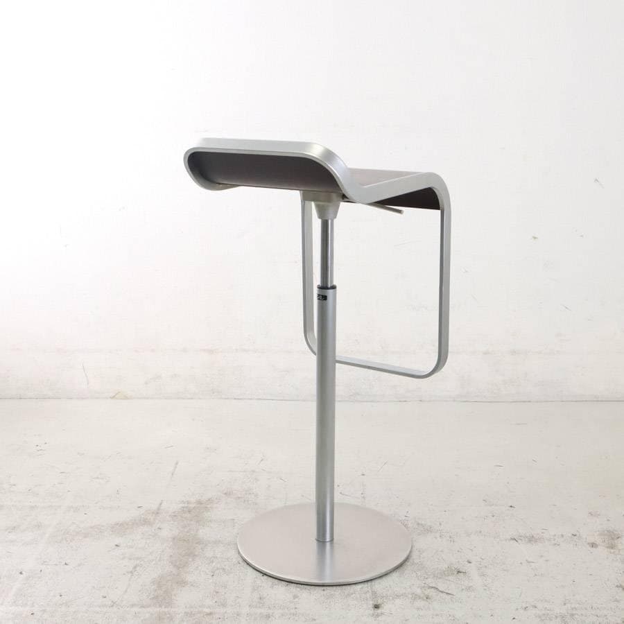 はなこ様6の6ラパルマ レム ハイスツール オーク突板 ブラウン 昇降回転