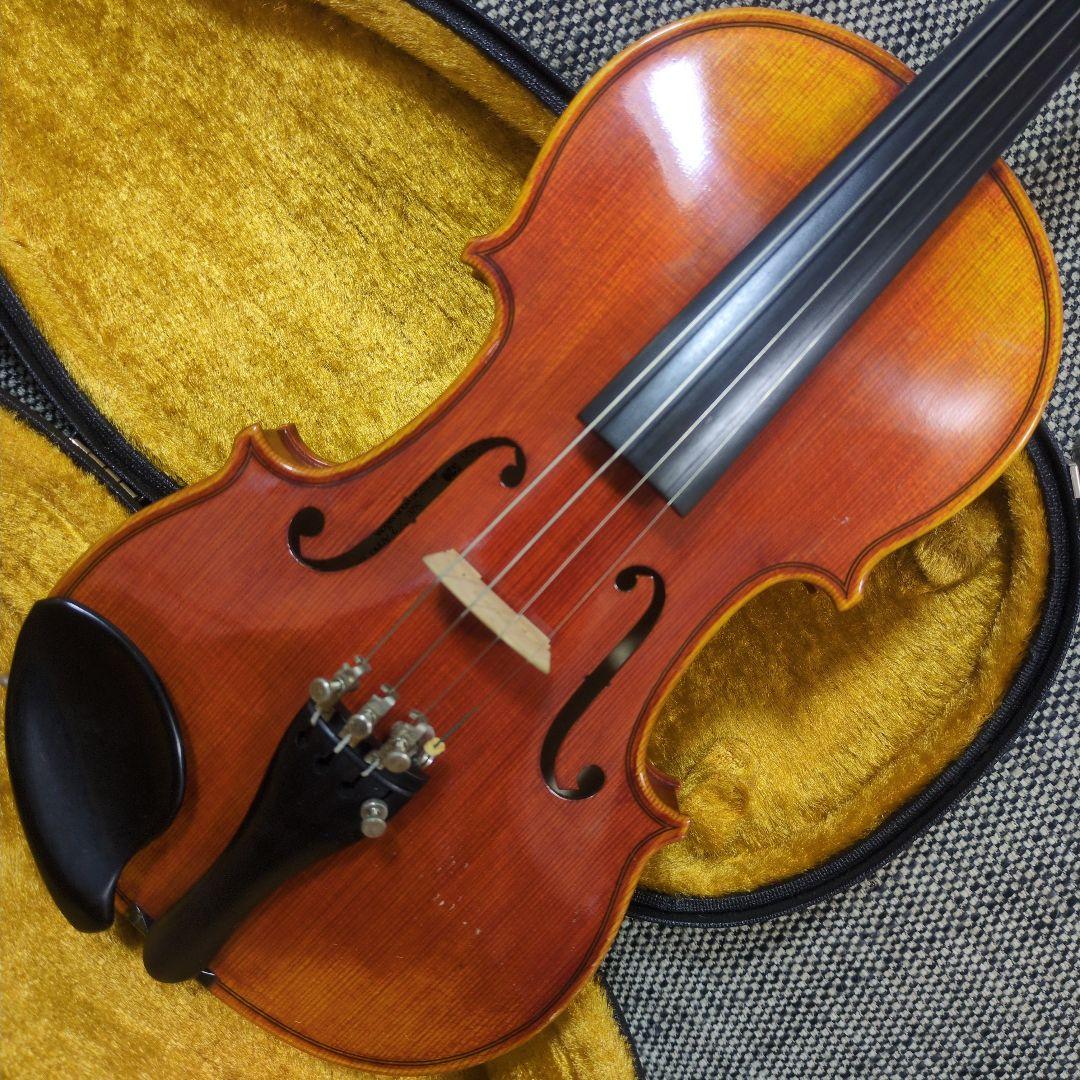 【特価】SUZUKI NO.520 バイオリン 1/2 1987 杉藤弓 虎杢