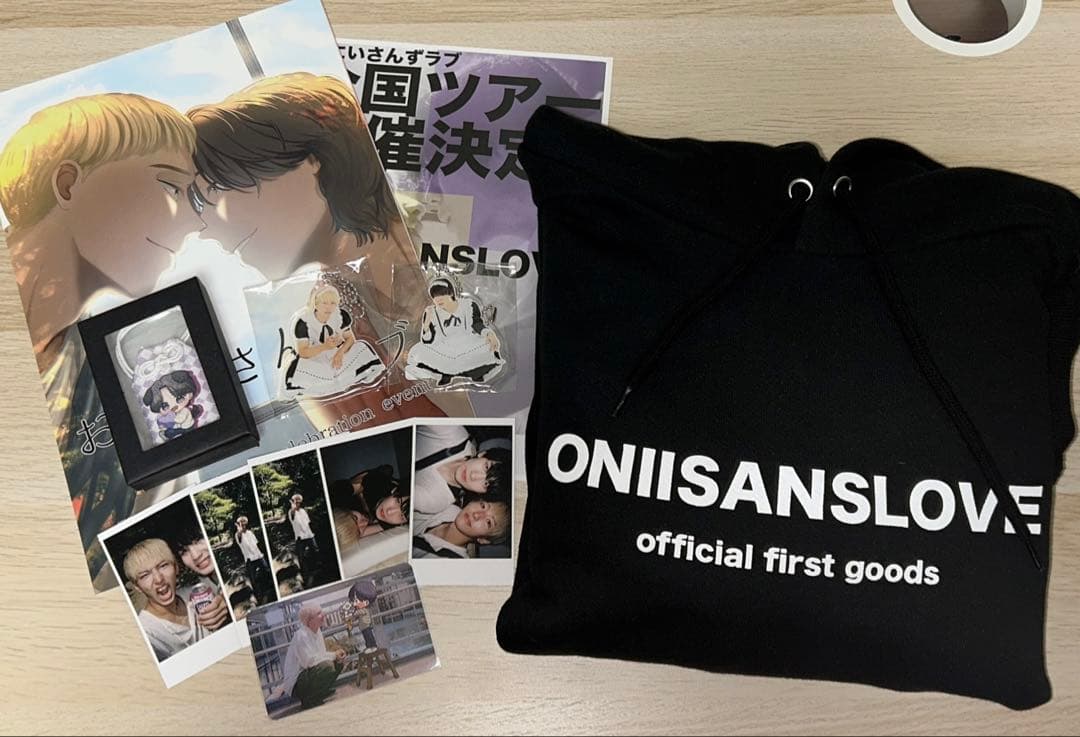 おにいさんずラブ パーカー ランダムチェキ アクキー トレカ