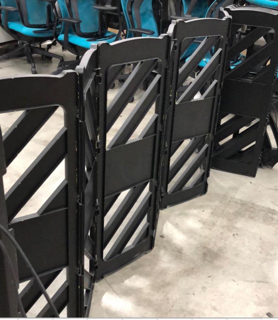 折りたたみ式パーテーション 交通柵, 安全建設フェンス格納式交通　折りたたみ式