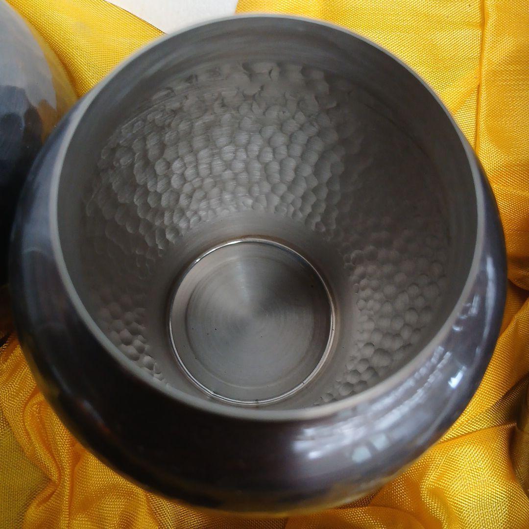 美術鎚起鋼器の茶道具セット 新光堂