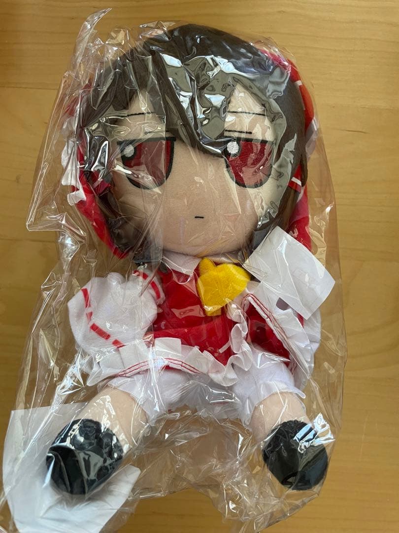 東方ぬいぐるみ　 【博麗霊夢（ver.1.5）】ふもふもれいむ。特典缶バッジ付き