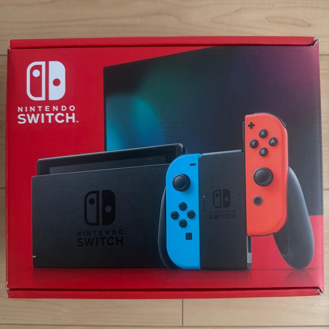 24年1月購入買替出品 Switchネオン 完品 フィルム付