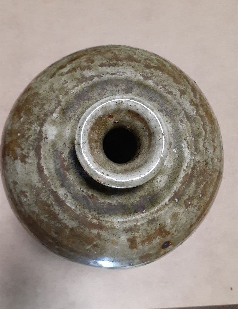 骨董 古い 壺 置物 酒瓶 水瓶 日本 朝鮮 中国 陶印あり