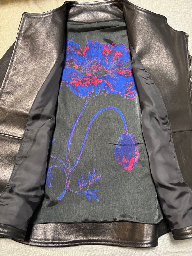 ブルーナボイン アランジャケットL. 裏地 絵あり