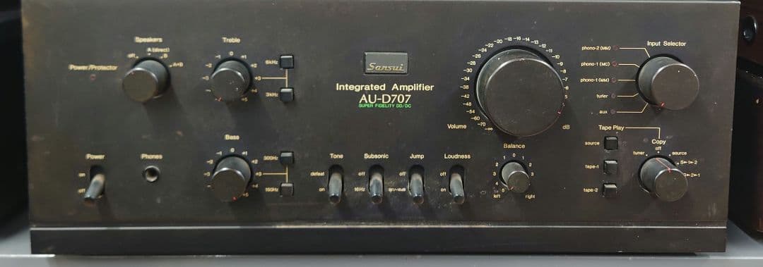 ■■【￥95,000・1979年】SANSUI　AU-D707 プリメインアンプ