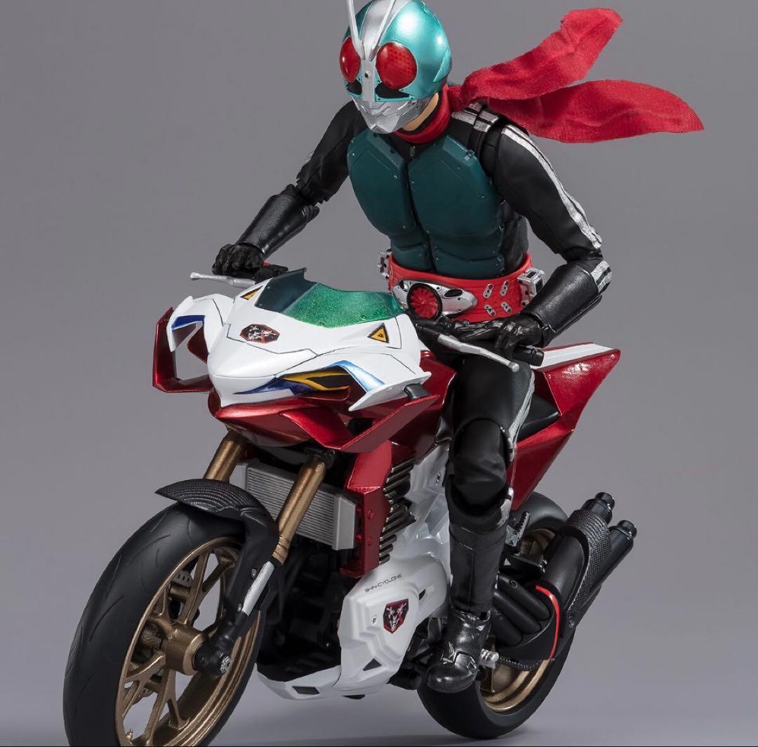 s.h.フィギュアーツ 仮面ライダー第2+1号／一文字隼人　、　シンサイクロン号