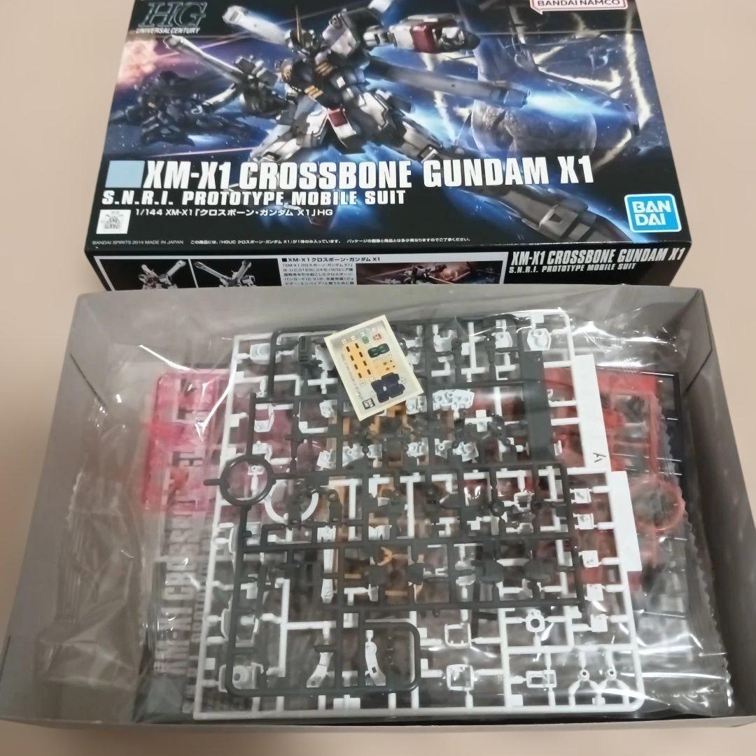 1/144 HGガンプラ8個セット（バウ、ガンダム、クロスボーン他）