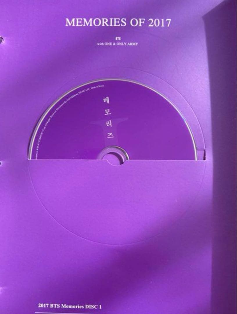 BTS メモリーズ 2017 J-Hopeトレカ付