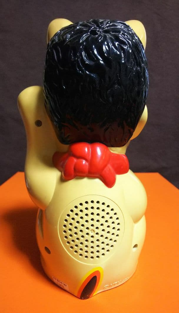 【非売品】超レア③ 天才たけしの元気が出るテレビ   招き猫型 めざまし時計