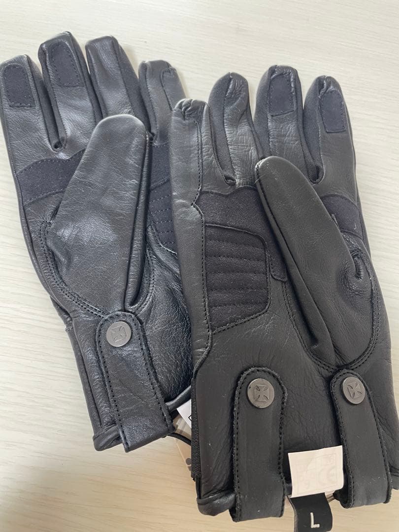 ブラックレザー手袋 Lサイズ 未使用 ウエストコーストチョッバーズ