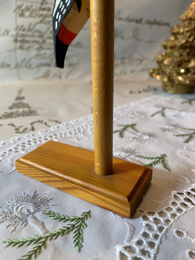 ドイツ製　木製人形　レアなエルツのビンテージの沢山の小鳥の止まり木！可愛い過ぎ！