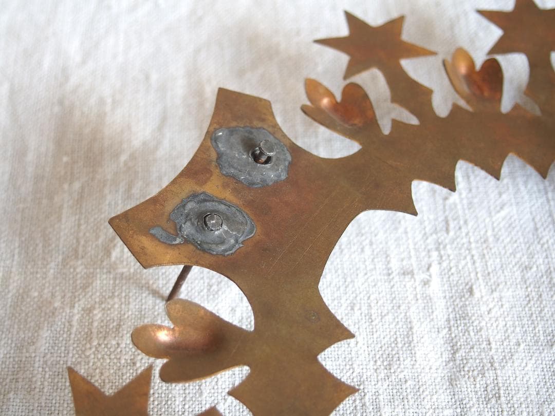 聖母マリア像 星のついた光輪 クラウン 直径25cm カトリック彫像用/K346